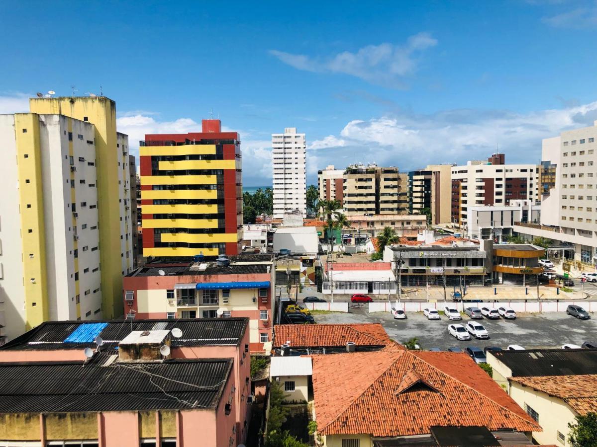 Praia De Ponta Verde Em Frente Ao Tropico Hotel Com Garagem, Wi-Fi, Lavadora - Apto703 Maceió Extérieur photo