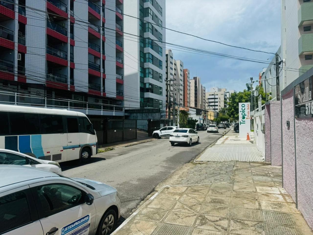 Praia De Ponta Verde Em Frente Ao Tropico Hotel Com Garagem, Wi-Fi, Lavadora - Apto703 Maceió Extérieur photo